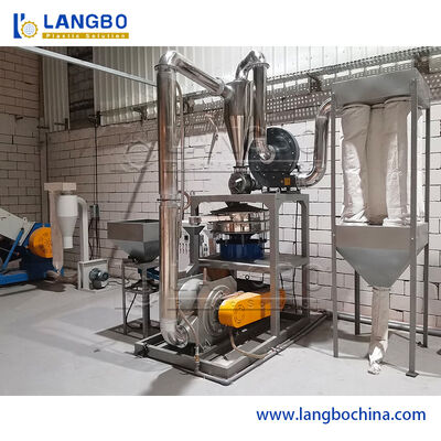 Abfallprodukt aus Kunststoffrohrprofil Pulverizer-Millermaschine