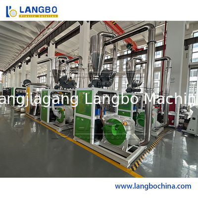 Gebrauchte Kunststoffrecyclingmaschine für PVC, PP, PE, HDPE, Granulat-Pulverisierer