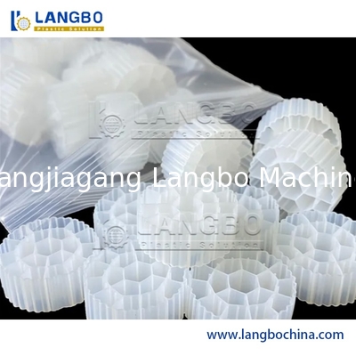 HDPE Mbbr Biologische Trägerfilter Medienröhrchen Extruder Herstellungsmaschine