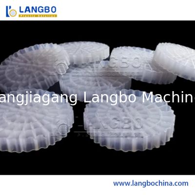 Maschine zur Herstellung von Biofilmträgern aus HDPE