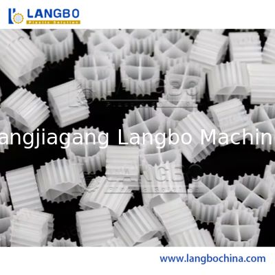 PE HDPE Mbbr Biofilm Träger Extrusionsherstellungsmaschine