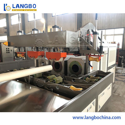 Elektrische PVC-Rohr-Verdrängungs-Maschine/Rohr Bellings-Maschine mit gewundener Fütterungsmaschine DTC