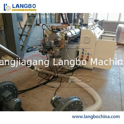 150-500kg/H Output PVC Compound Powder Die Cutting Granulating Line PVC Pelletizing Production Line 3 Degree Air Cooling System