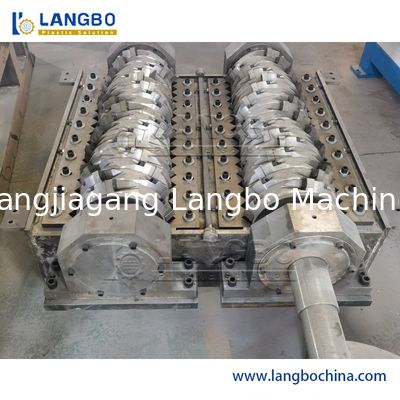 Schwerlast-Doppelschäfte Feststoffabfälle Kunststoff- und Papierabfälle Zerkleinerer Maschine Harter PP/PET-Blattbrenner Zerkleinerer für die Abfallbehandlungsindustrie