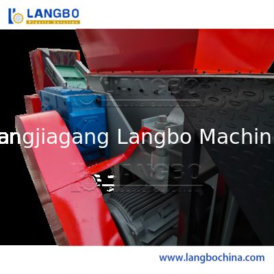 Schwerlast-Doppelschäfte Feststoffabfälle Kunststoff- und Papierabfälle Zerkleinerer Maschine Harter PP/PET-Blattbrenner Zerkleinerer für die Abfallbehandlungsindustrie