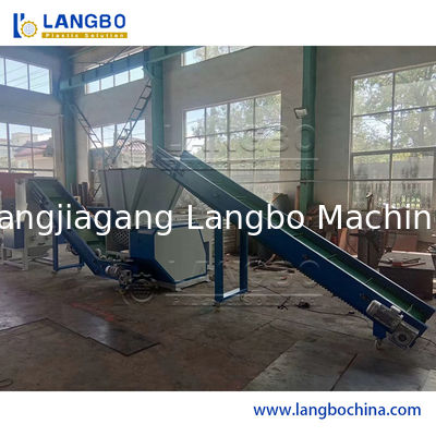PE-HDPE-LDPE-Recyclingcrusher Plastik-Trümmermaschine Pet PP-Schredder Recycling Abfall Kunststoff hohe Qualität 1000kg/H Double Shaft Shredder