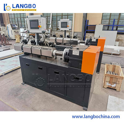 ISO-Zustimmungs-Plastikwiederverwertungsextruder-Maschine, einzelne PET-Extruder-Maschine