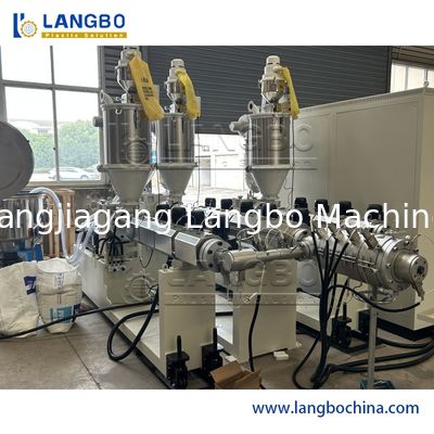 Verdrängung Ppr-Rohr-Fertigungsstraße 350kgs des PET-Co/multi Schicht-Rohr H