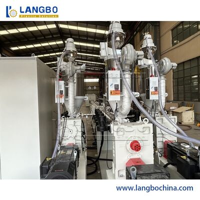 Mehrschichtige Ppr-Rohr-Verdrängungs-Linie 16mm - 63mm 180kg/H  PLC