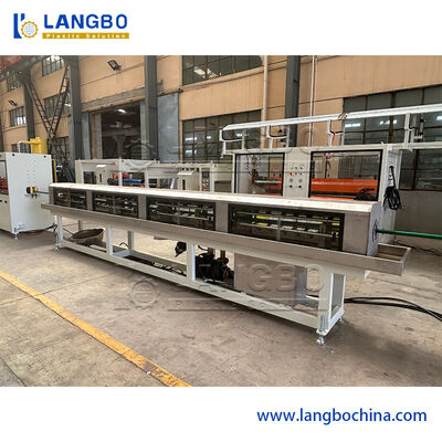 PPR-Rohr-Extrusionsleitung mit großem Durchmesser mit Produktionsgeschwindigkeit von 12 m/min und SIEMENS PLC-Steuerung