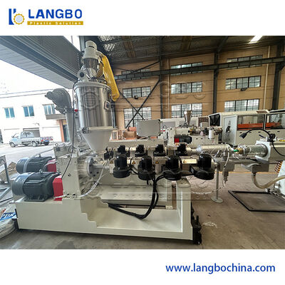 PPR-Rohr-Extrusionsleitung mit großem Durchmesser mit Produktionsgeschwindigkeit von 12 m/min und SIEMENS PLC-Steuerung