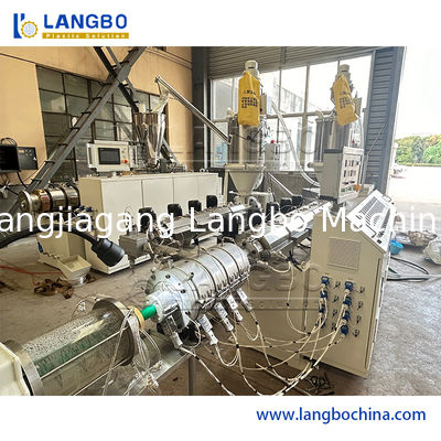 PPR-Rohr-Extrusionsleitung mit 180 kg/h Ausgang 3-Schicht-Co-Extrusion und SIEMENS-SPL-Steuerung