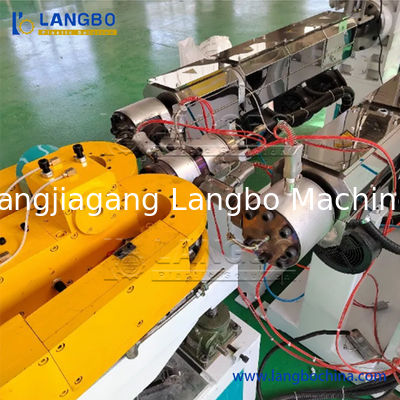 Single Screw Plastic Extruder Small Corrugated Pipe Making Machine