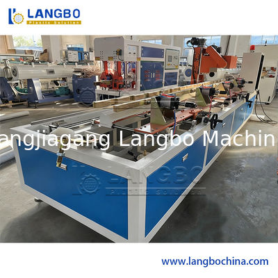 PVC Water Pipe Slotting Machine Tube Grooving Machine Plastic Extrusion Line Downstream Equipment PVC Pipe Machine