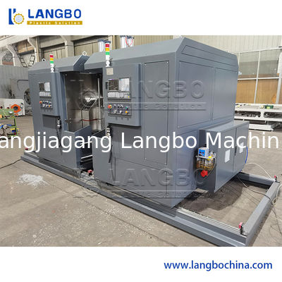 PVC-Rohr-Drehmaschine mit 16-160 mm Reichweite CNC/PLC-Steuerungssystem und automatischem Zentrieren und Füttern