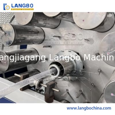 Kunststoff Weich-PVC Gartenfaser Geflochtene Verstärkte Rohr Extrusionsmaschine