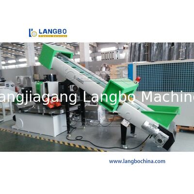 Abfall aus Kunststoff LDPE HDPE PE PP Film Jumbo-Taschen Flaschen für Haustiere Flakes Knotenrohr PVC Hartplastik ABS PC Waschen Recycling Produktion Pelletizing Granulierungslinie