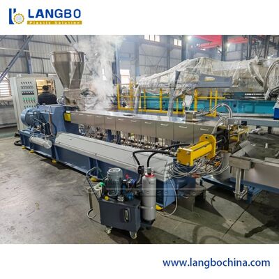 Plastikmaschinen-halb automatische bearbeitete Spitzenfütterung der pelletisierungs-150kg/H