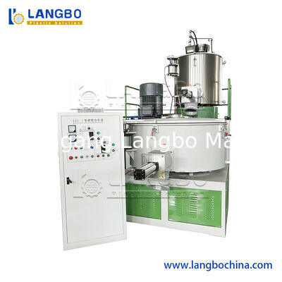 Plastic PVC Powder High Speed Hot Cold Mixer / PVC Mixing Machine