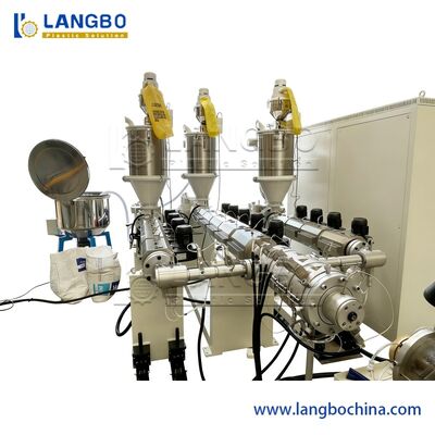 Hochgeschwindigkeits-Plastikprofil PPR-Wasserabflussröhre Extrusionsherstellung Einzelschraube