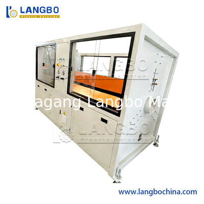 75 - 315mm PVC-Rohr-Verdrängungs-Linie 25mm mit dem Sockel, der Maschine herstellt