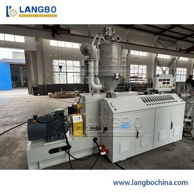 3-Schicht-Co-Extrusions-PPR-Rohr-Extrusionslinie mit 350 kg/h Kapazität und  SPS-Steuerung