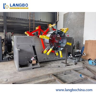 Schnider Elektrische Komponenten Automatische Plastikknollen-Rewinder-Maschine für PE-HDPE-Wallrohr-Wicklungsbereich 1600-3200mm