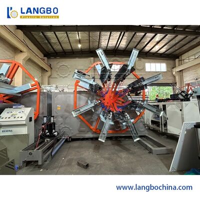 Schnider Elektrische Komponenten Automatische Plastikknollen-Rewinder-Maschine für PE-HDPE-Wallrohr-Wicklungsbereich 1600-3200mm