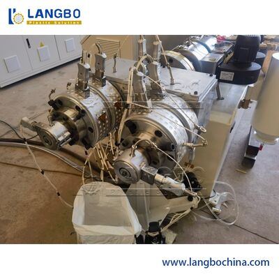 630mm Kunststoff-Extruder-Maschine Doppelschnecke für PVC-Rohr