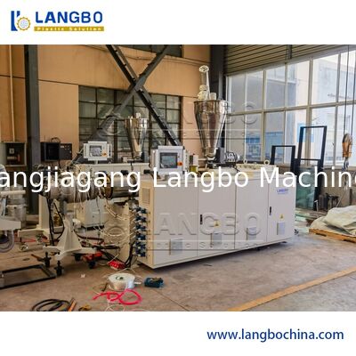 Gute Qualität 20-200 mm PVC-Abflusswasserleitung Herstellung von Maschinen Extrudermaschine