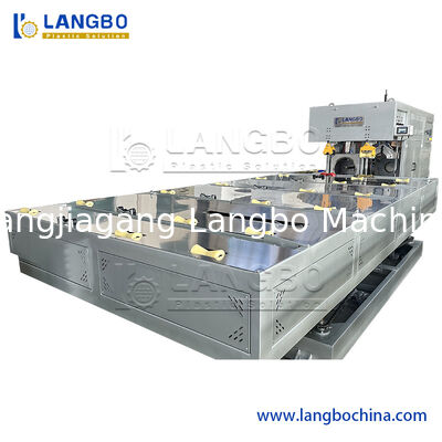 Vollautomatische doppelte Plastik-PVC-Leitung Rohr-Bellen-Steckdose Maschine