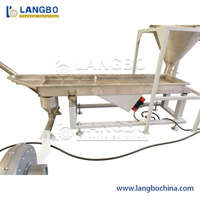 Kunststoff-Doppelschneckenextruder PVC-Matrizenoberflächen-Heißschneid-Compoundier-Granulierungs-Recyclinganlage