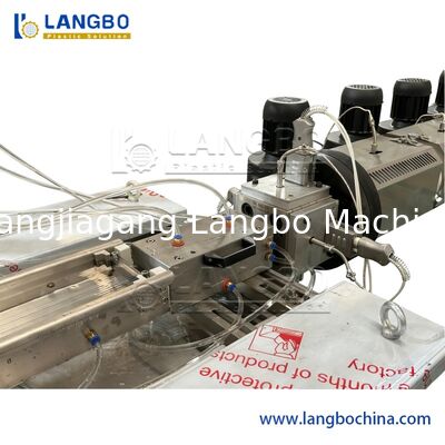 PVC-Profil-Herstellungsmaschine Kunststoff-PVC-Preisschild-Profil-Extrusionsmaschine für Supermarkt-PVC-Preisschild-Extruder-Maschine