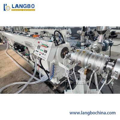 HDPE-Rohr-Produktionslinie mit Hochdrehmoment-Ein-Schraub-Extruder
