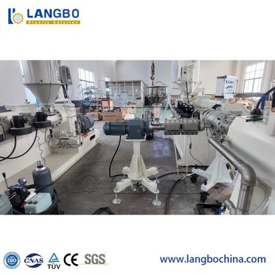 20-90mm PE HDPE PPR Kunststoff Wasser Gas Ölversorgung Rohr Extrusionsleitung Produktionslinie Einzelschraub-Extruder Rohrherstellung Maschine