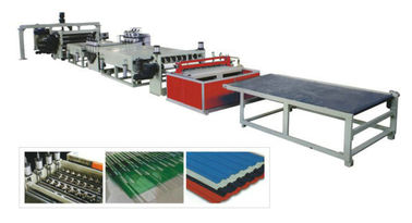 180kg/brett-Verdrängungs-Linie H 85KW Plastikfür PVC-Wellen-Brett, stabile Operation