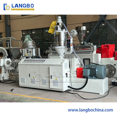 PE-Rohr-Extruder -- automatisches Zuführungssystem -- hochpräzise Schraube für einheitliches Mischen