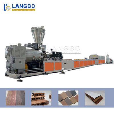 PVC-/WPC-Profil-Verdrängungs-Linie -Bewegungsdoppelt-Schrauben-Entwurf