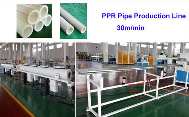 Höchste Rohr-Herstellung der Geschwindigkeits-Kunststoffrohr-Produktionsmaschine-30m/Minute 20mm -110mm PPR