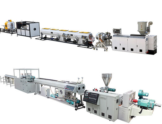 Motor PVC-Rohrmaschine Kunststoff Extrusionslinie Hochautomatisch