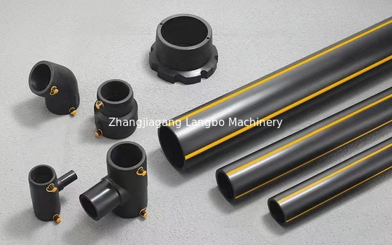 Einfache Bedienung Plastik-HDPE-PE-Rohr-Extrusionsmaschine Produktionslinie