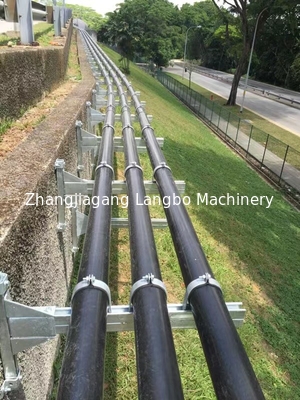 Plastik-PE-HDPE-Wassergas-Öl-Zufuhrrohr-Extrusions-Produktionslinie