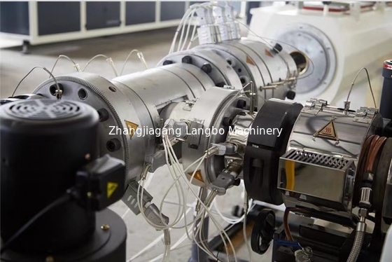 PPR Wasser-Elektroleitungsrohr (Extruder, Abziehen, Schneiden, Wickeln, Klingeln) Extrusion Making Produktionslinie Maschine