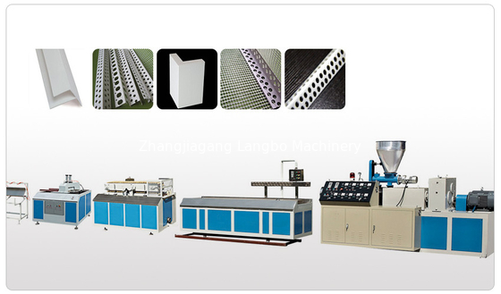 Konischer Doppelschrauben-PVC-Profil-Extruder mit hohem Ausschuss