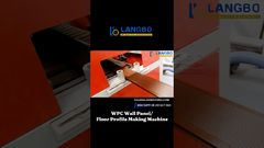 WPC-Profil-Extrusionslinie für hochwertige Holz-Kunststoff-Produkte #wpcwallpanel#wpcpanel