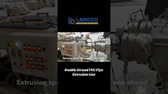 Doppelstrang-PVC-Rohrherstellungsmaschine, Hochgeschwindigkeits-PVC-Rohrmaschine#maschine #PVC #Rohrextrusion
