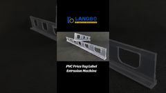 PVC Preisschildetikett Supermarktregal Extrusionsmaschine
