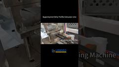 Preisschild-Etikettenhalter Preisetikett Profil Extrusionslinie #ProfileExtrusion#pvc #pvcpipe #fabrik