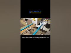 Hochgeschwindigkeits-PVC-Doppelrohr-Extrusionslinienmaschine