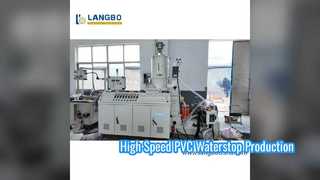 PVC Waterstop Extrusion Line For Construction Joints